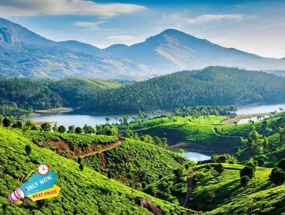 Beaches, backwaters and Hills of Kerala